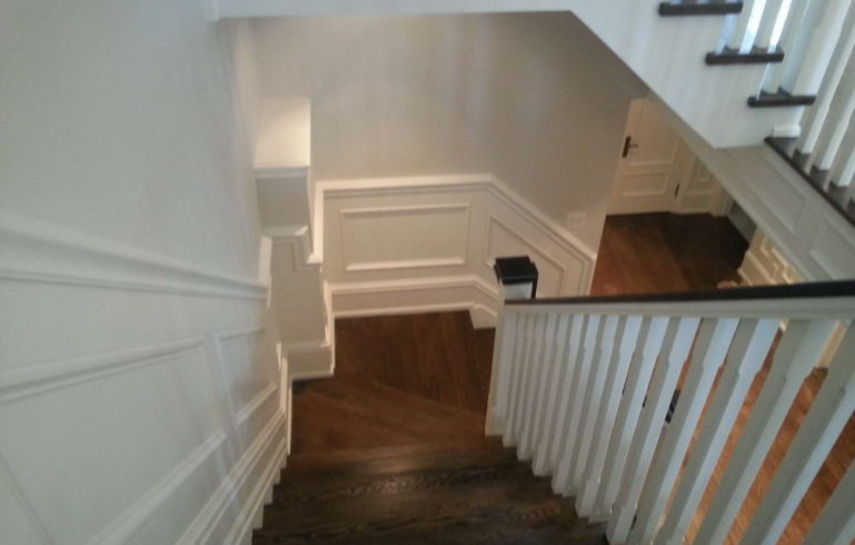 Stair Remodel and Trim in Basement Remodel